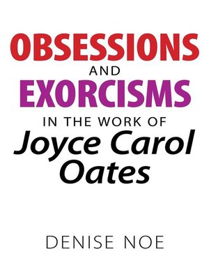 cover image of Obsessions and Exorcisms in the Work of Joyce Carol Oates